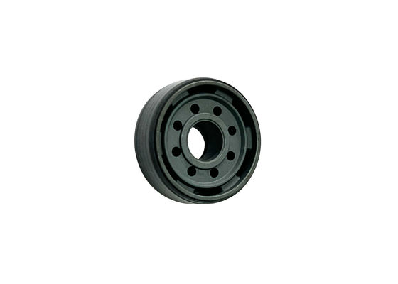 Pisto de absorção de choque de design de lábio alargado com faixas de PTFE para aplicação industrial