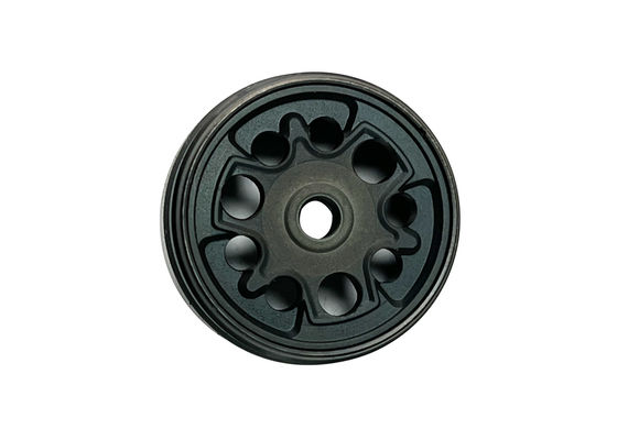 Pisto com banda de baixo ruído, resistente à corrosão e à pressão, de PTFE preenchido